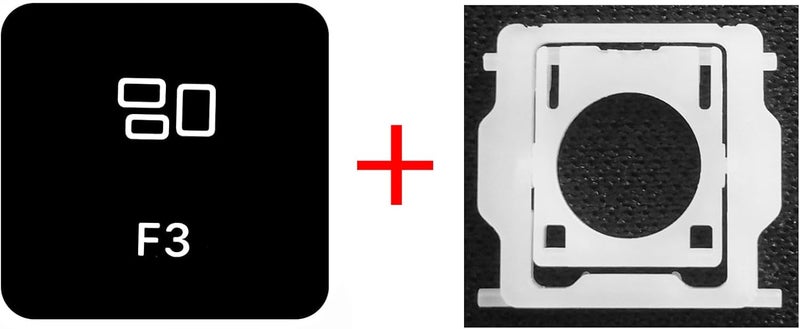 GRMTRV Replacement Individual Key Cap Hinge for MacBook Air 13'' 15'' M3 M4 A3113 A3114 A3240 A3241, 14'' 16'' Pro/Max M4 A3185 A3186 A3401 A3112 A3403 2024-2025 (F3) - Image 4